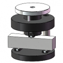 "СПЕКТР-П12" Приспособление для испытания цементной балочки 40х40х160 на растяжение при изгибе по ГОСТ 310.4-81 - sptm59.com